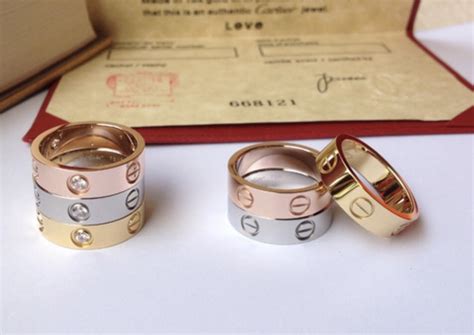 ebay cartier love ring replica|cartier 750 ring 52833a worth.